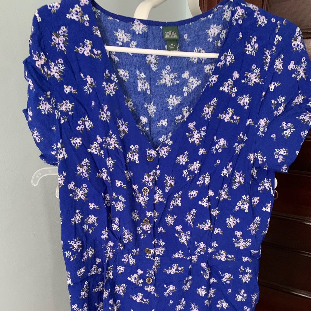 Blue romper